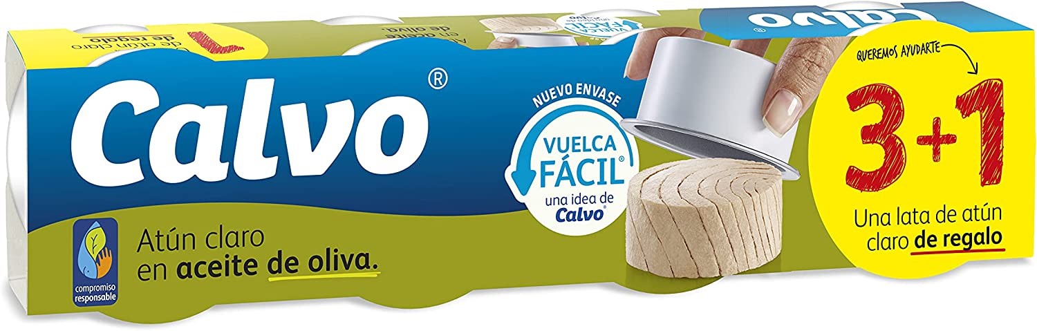 A1130  CALVO ATUN CLARO ACITE OLIVA P-3+1 70 GR RP-VF CJ21