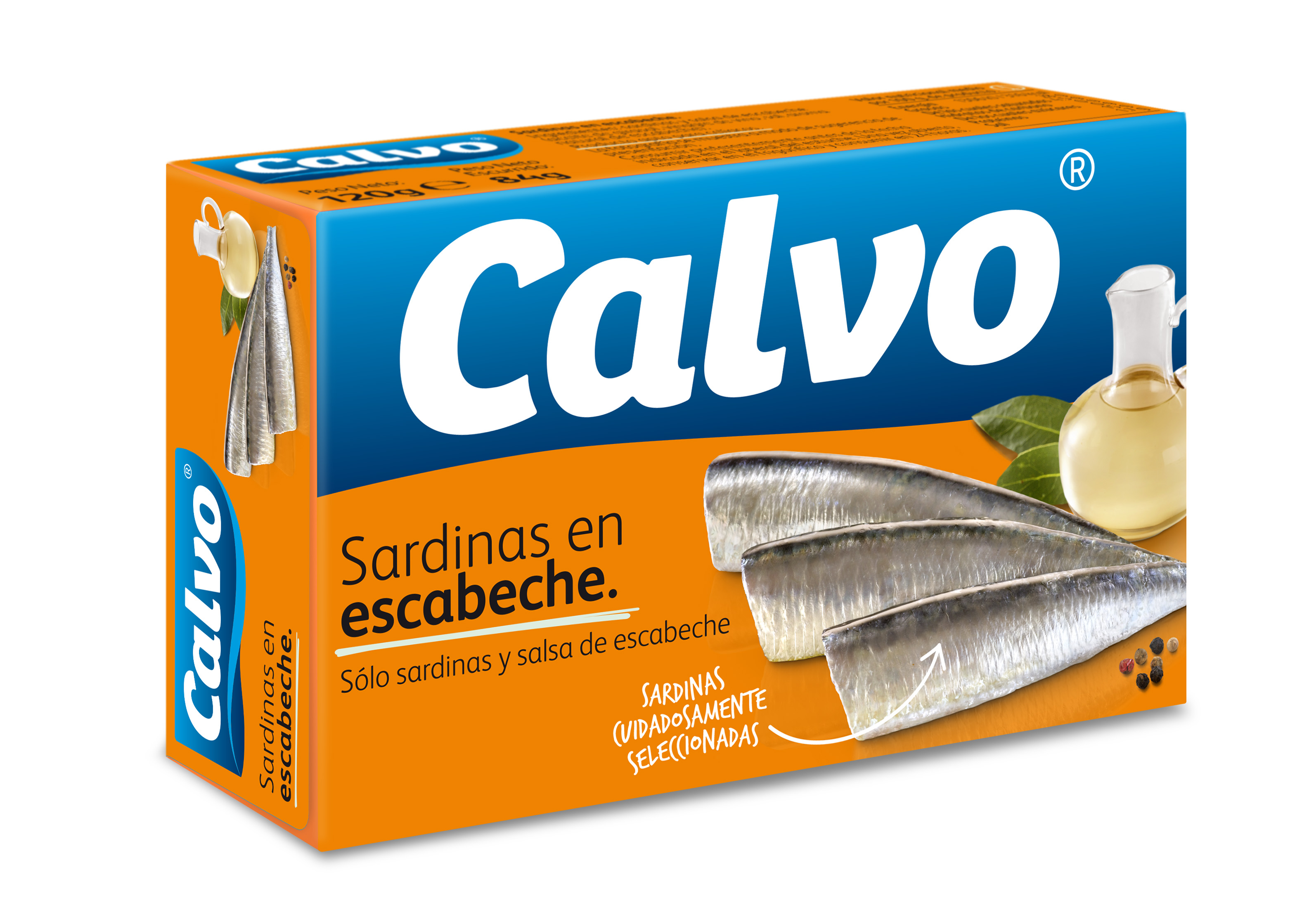 A1175  CALVO SARDINAS ESCABECHE 120 GR. C24