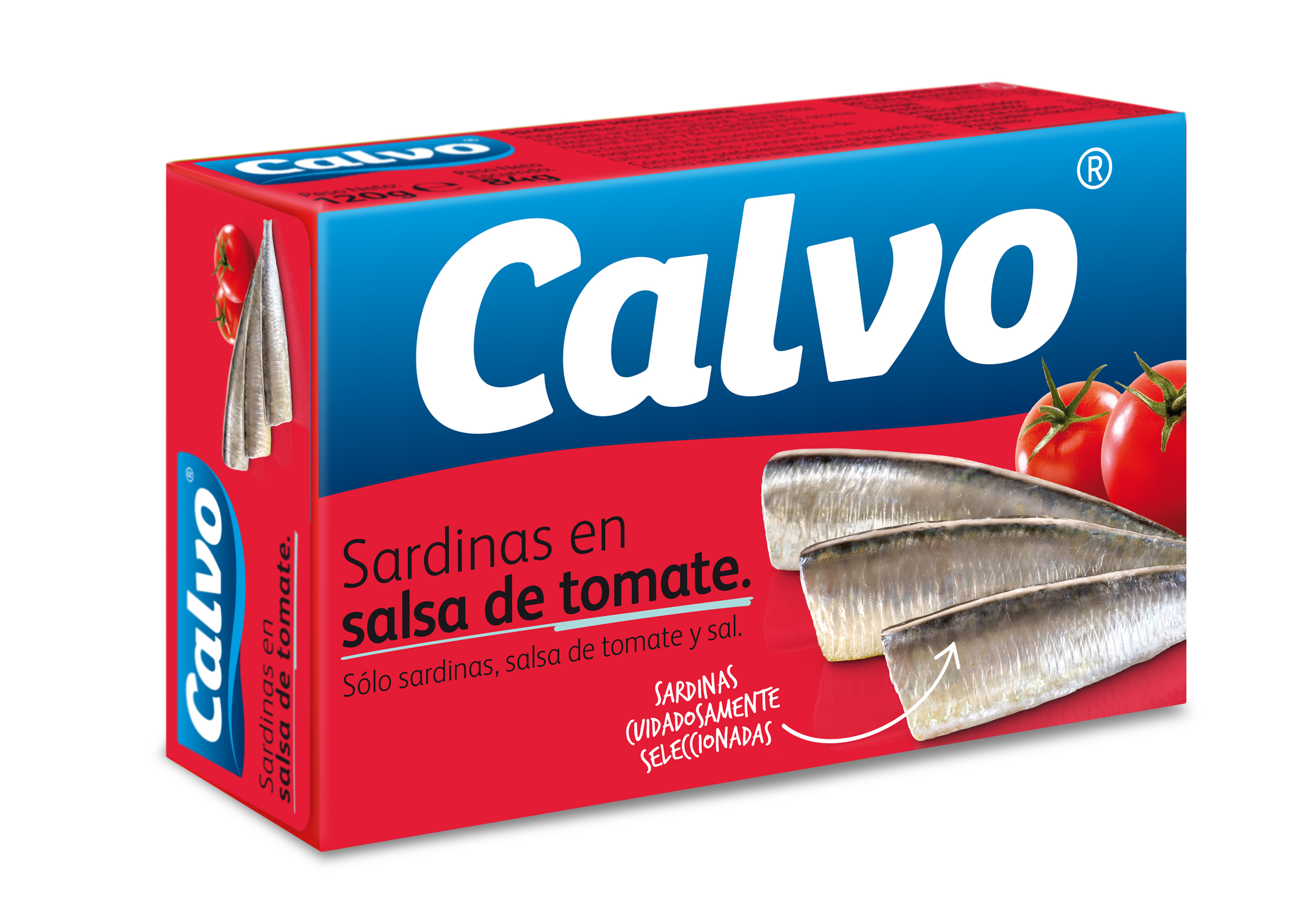 A1176  CALVO SARDINAS TOMATE 120 GR. C24