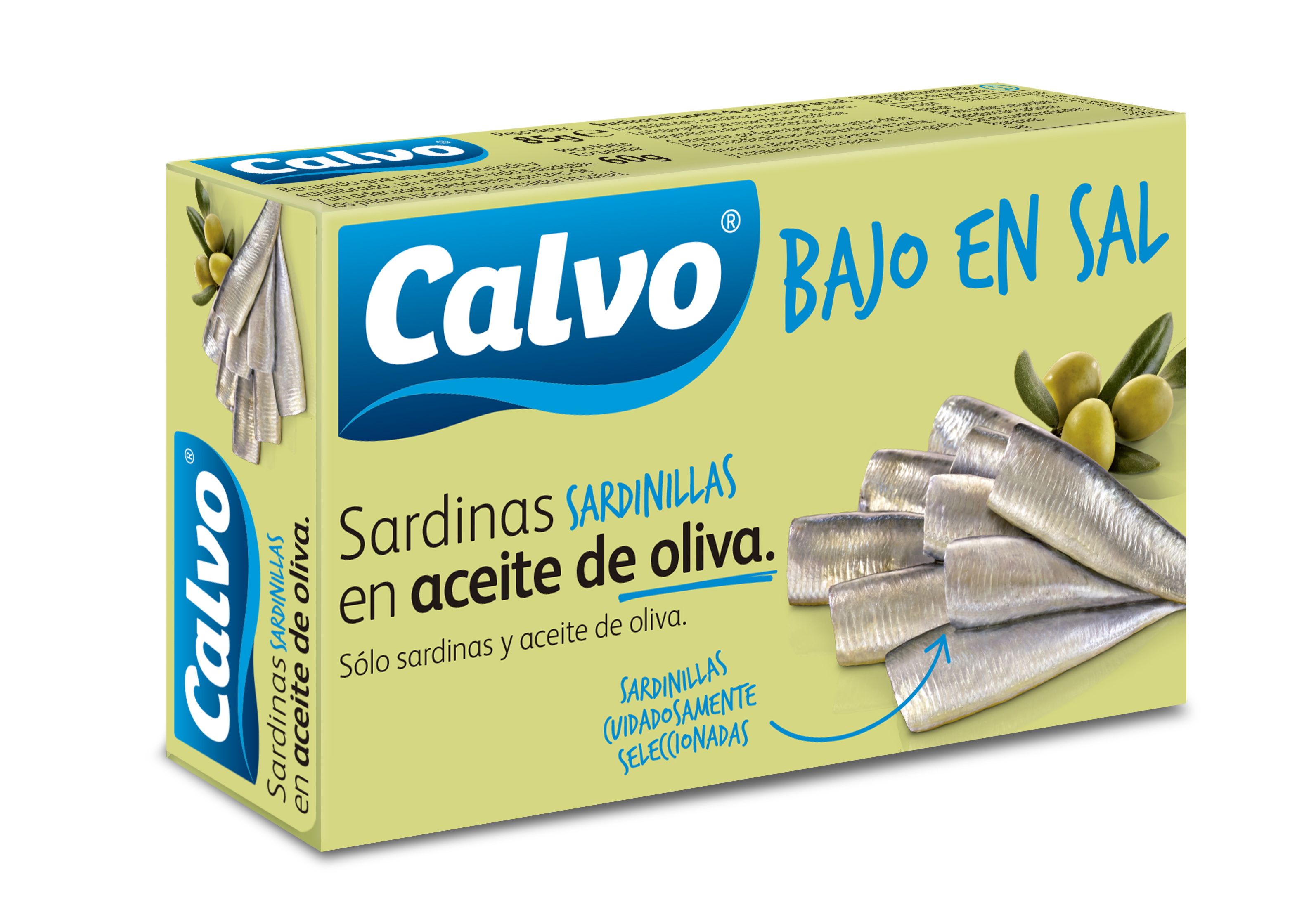 A1178  CALVO SARDINILLAS BAJO EN SAL ACEITE OLIVA 90 GR. CEX24