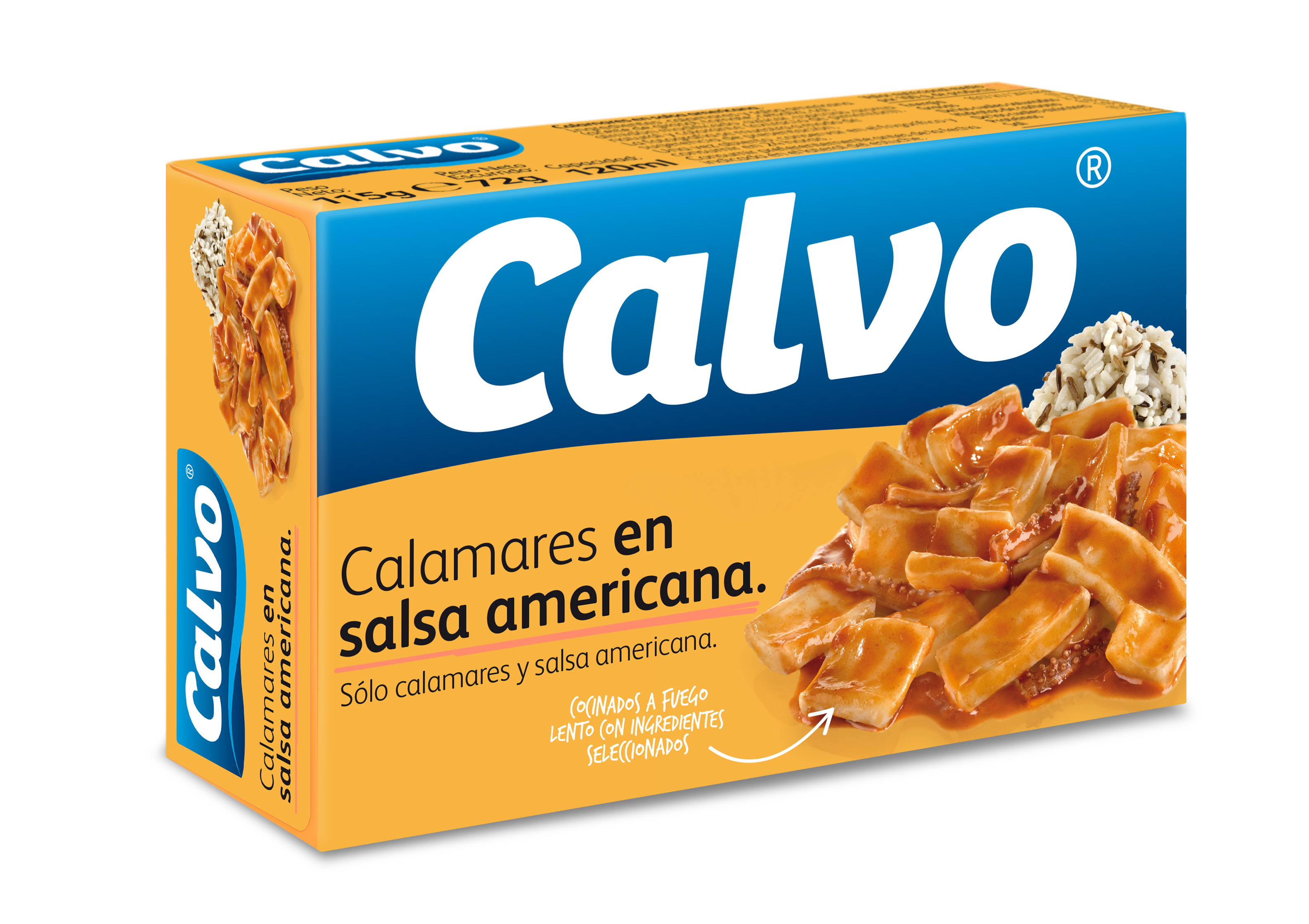 A1184  CALVO CALAMAR SALSA AMERICANA 115GR. R10X5