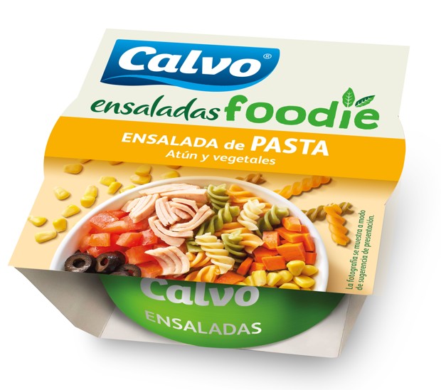 A1189-001  CALVO ENSALADA FOODIE PASTA F1X190G BW CE12