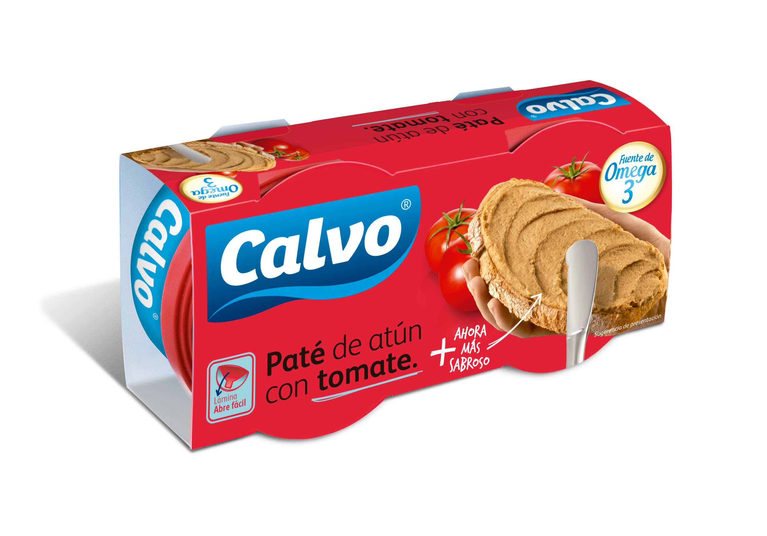 A1196  CALVO PATE DE ATÚN CON TOMATE P-2X75GR. CEX10