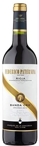 A1225  FEDERICO PETERNINA BANDA ORO CZA 75 CL DO RIOJA