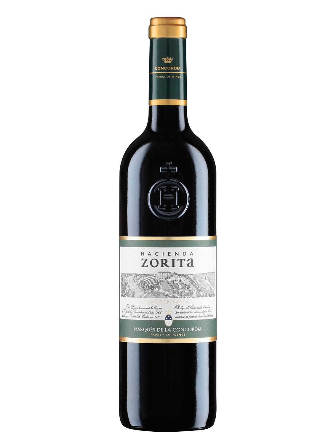 A1229  HACIENDA ZORITA CRIANZA TEMPRANILLO 75 CL DO ARRIBES