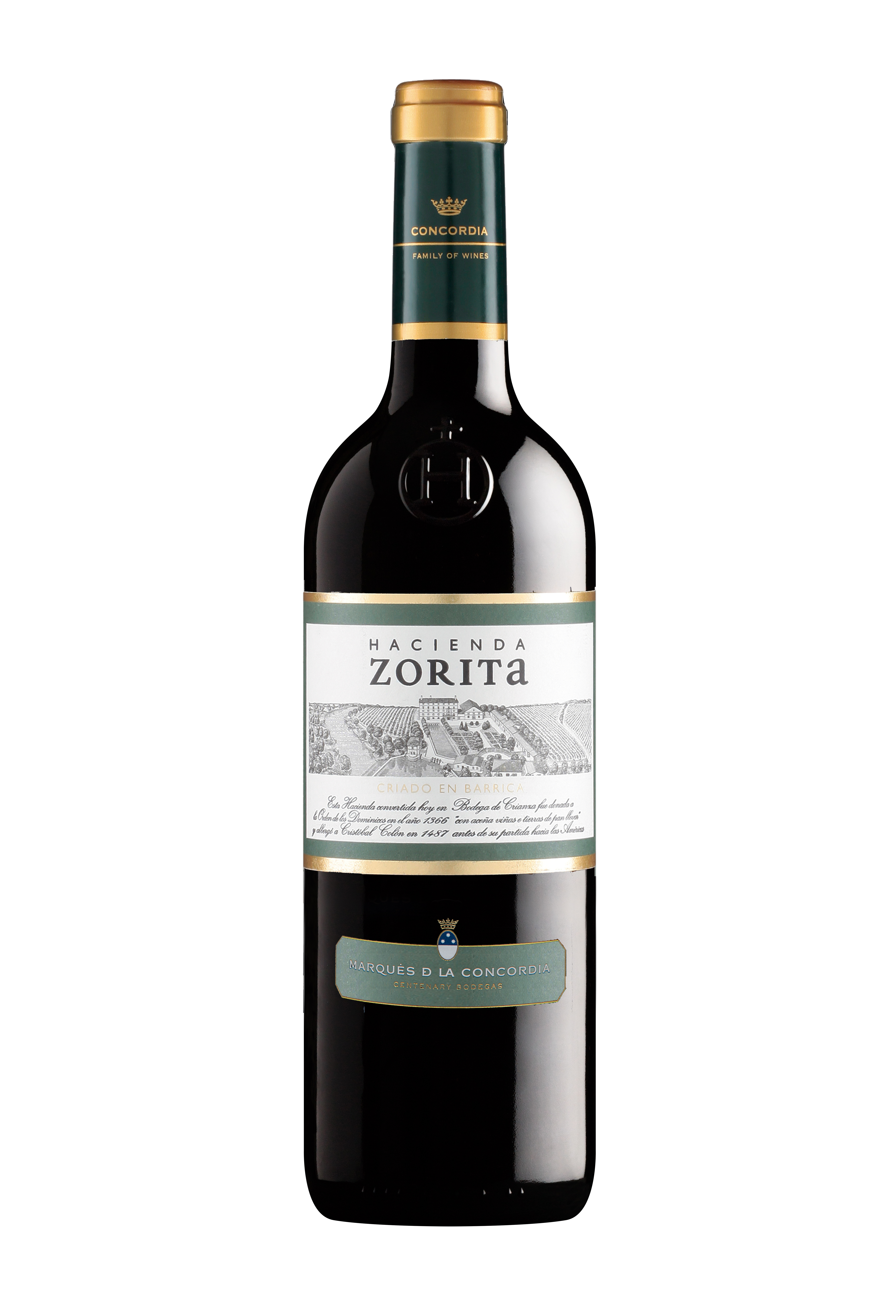 A1230  HACIENDA ZORITA DURIUS 75 CL TINTO DO VINO DE LA TIERRA CASTILLA Y LEON (ARRIBES)